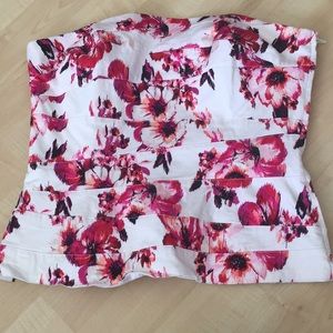 White House black Market women 6 bustier.